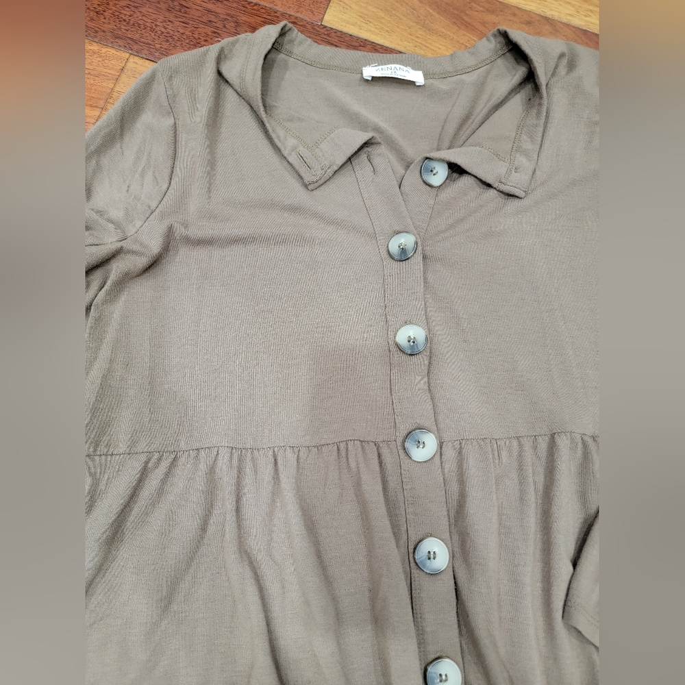 Button down dress - Picture 2 of 5
